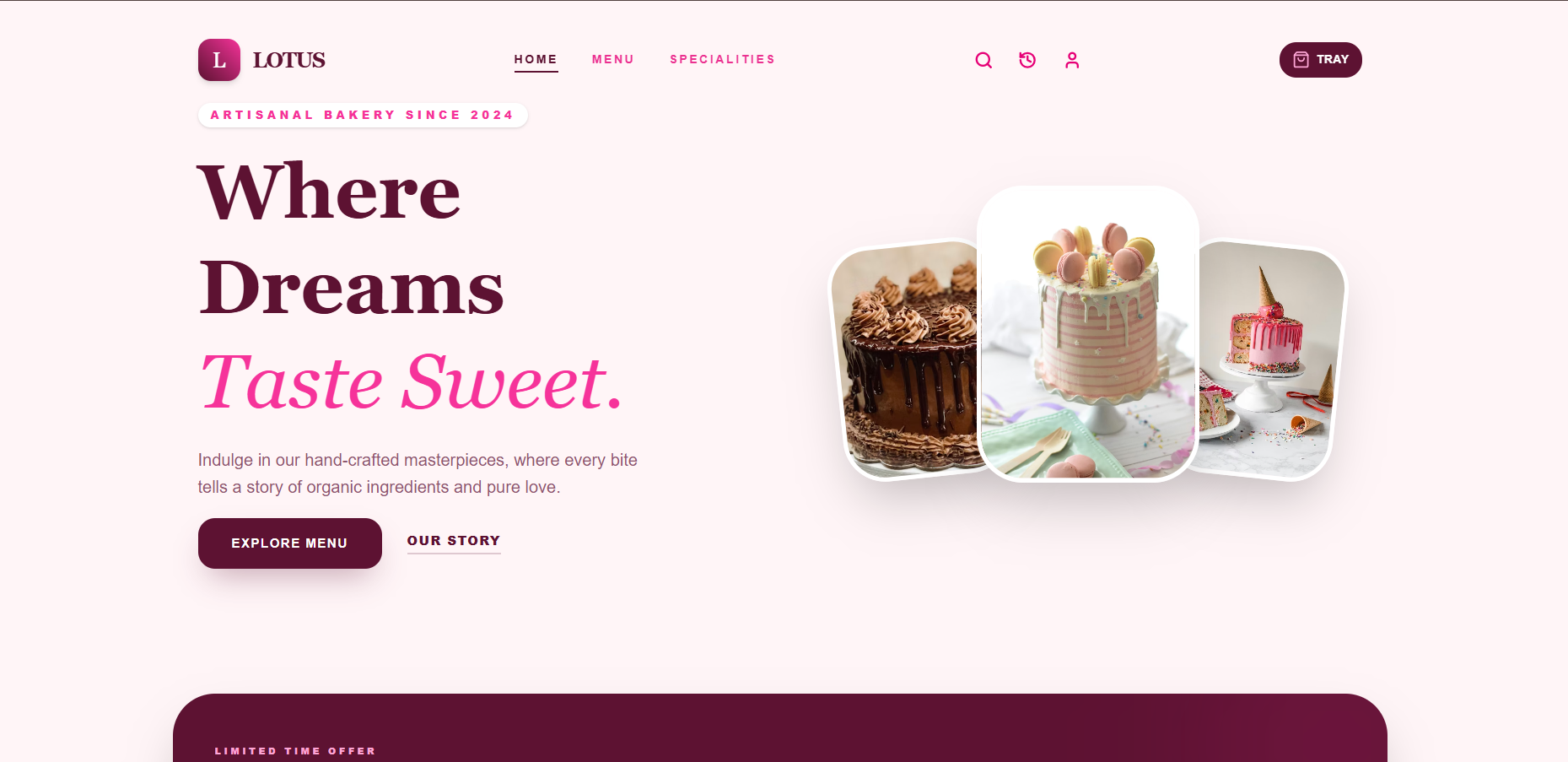 Lotus Cakes